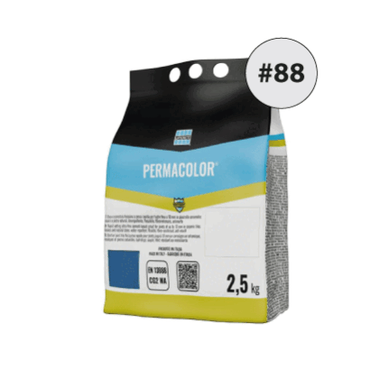 PERMACOLOR #88 cementinis glaistas plytelių tarpams glaistyti, 2,5kg,