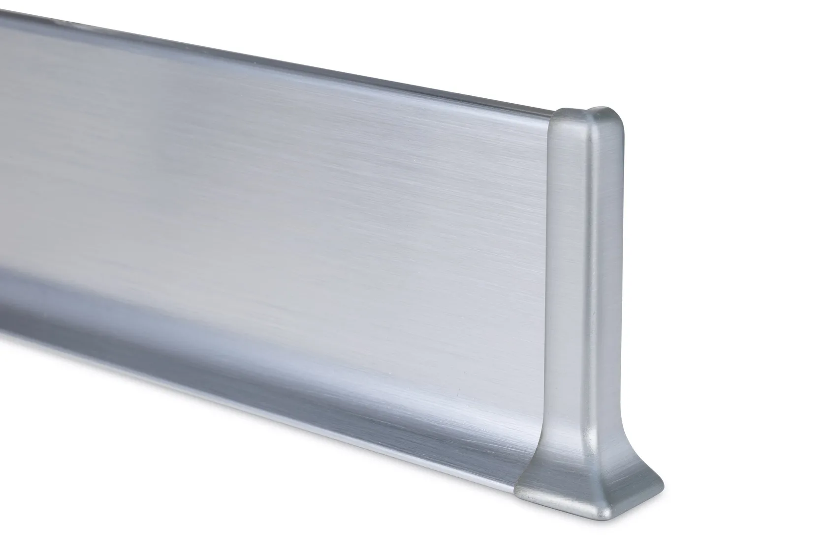 2b_METAL-LINE-90-PROFILPAS-Brushed silver Grindjuostė METAL LINE 90, aliuminis SILVER ŠVEISTAS, H 80 mm, L2000 mm - Image 1