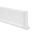 Grindjuostė METAL LINE 90, aliuminis BALTAS POLIRUOTAS (RAL 9010), H 60 mm, L2000 mm