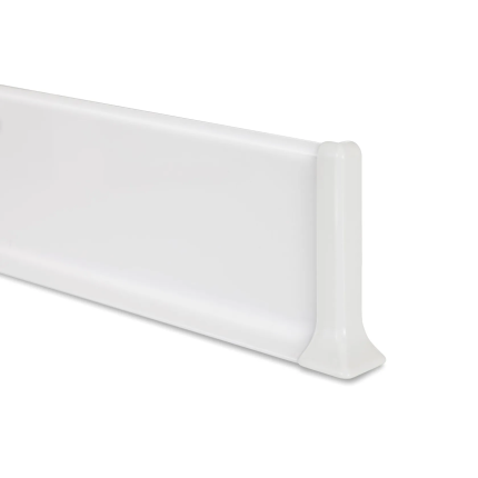 Grindjuostė METAL LINE 90, aliuminis BALTAS POLIRUOTAS (RAL 9010), H 60 mm, L2000 mm