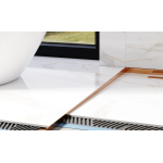 Dušo profilis, BRONZINIS VEIDRODINIS, kairinis, L1200mm - Image 2