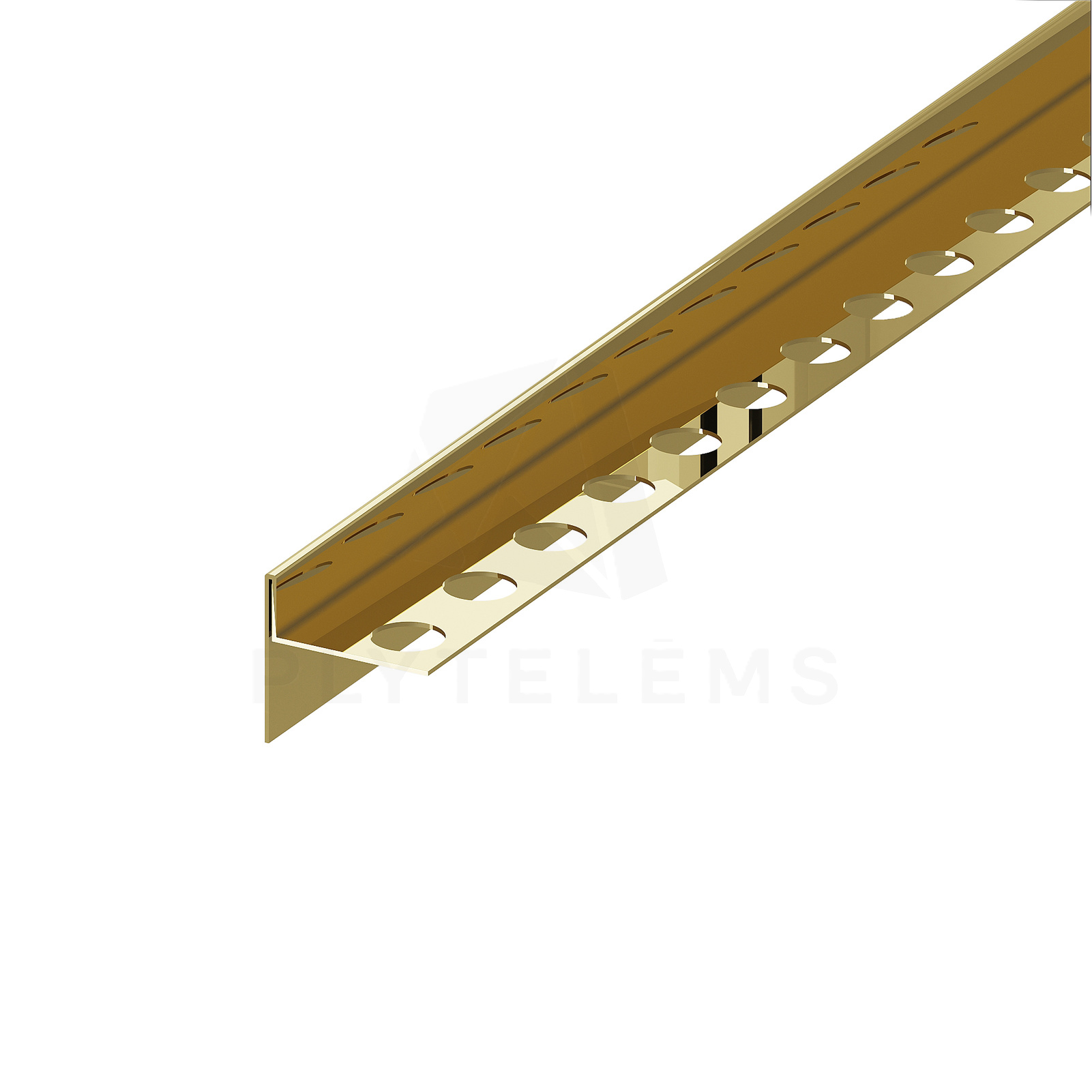 Dušo profilis AUKSINIS Dušo profilis, AUKSINIS MATINIS, dešininis, L1200mm - Image 1