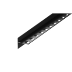 Dušo profilis, JUODAS MATINIS, dešininis, L1000mm