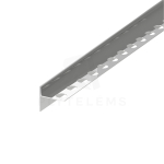 Dušo profilis, SIDABRINIS VEIDRODINIS, dešininis, L1200mm