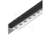 Dušo profilis, SIDABRINIS ŠVEISTAS, kairinis, L1800mm