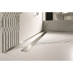 Linijinis dušo trapas, ŠVEISTO NIKELIO spalva, L 1000 mm