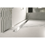 Linijinis dušo trapas, POLIRUOTO NERŪDIJANČIO PLIENO spalva, L 1200 mm