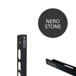 Aliuminis TREND AKMENS BLACK STONE SPALVOS, L forma, H 12.5 mm, L2700 mm