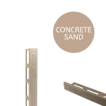 Aliuminis TREND CONCRETE SAND BETONO SPALVOS, L forma, H 8 mm, L2700 mm