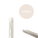 Aliuminis TREND AKMENS SAND SPALVOS, Y forma, H 11 mm, L2700 mm