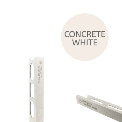 Aliuminis TREND CONCRETE WHITE BETONO SPALVOS, L forma, H 8 mm, L2700 mm