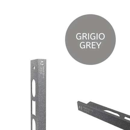 Aliuminis TREND AKMENS GREY SPALVOS, L forma, H 12.5mm, L2700 mm