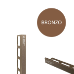 Aliuminis TREND AKMENS BRONZE SPALVOS, Q forma, H 10 mm, L2700 mm