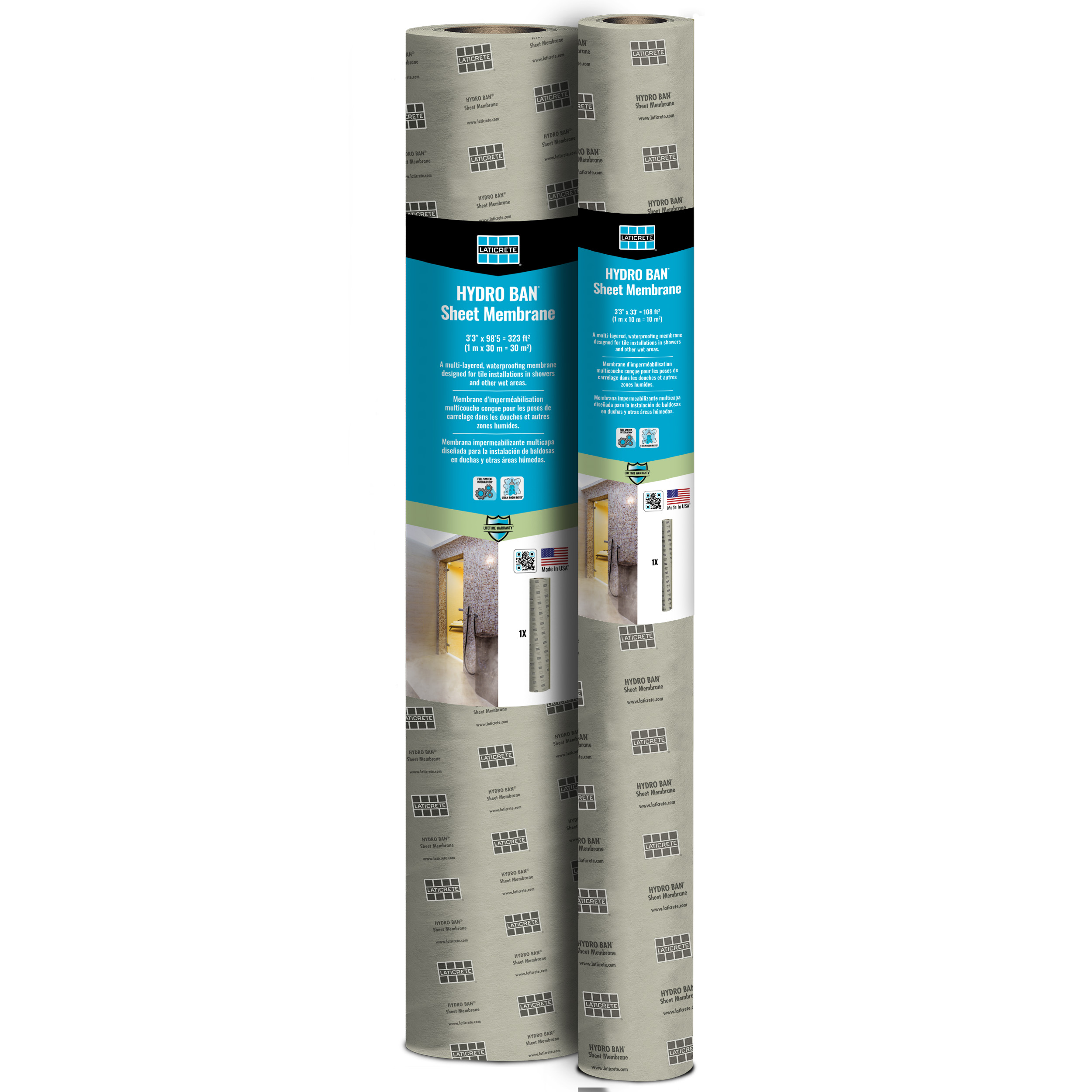 HYDRO BAN Sheet Membrane_108 & 323ft Roll Grouping_2500x2500 Membranos audinys HYDRO BAN SHEET, rul. - Image 1