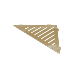 Kampinė dušo lentynėlė, AUKSINĖ VEIDRODINĖ, trikampė, vnt.