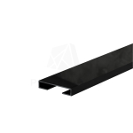 Nerūdijančio plieno intarpas, JUODA MIRROR, C-forma, L2700mm