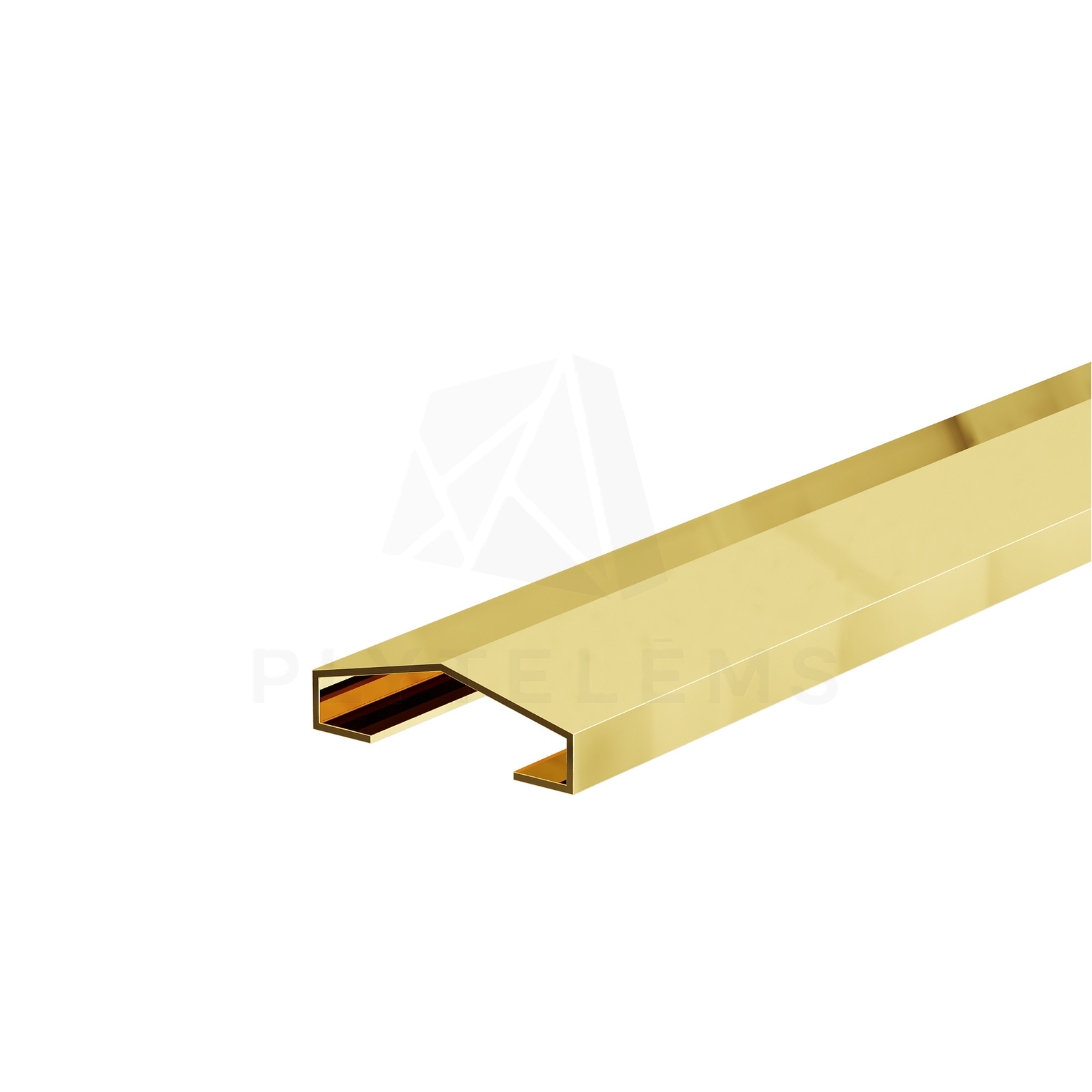 Nerūdijančio plieno intarpas, GOLD MIRROR, A-forma, L2700mm Nerūdijančio plieno intarpas, GOLD MIRROR, A-forma, L2700mm - Image 1