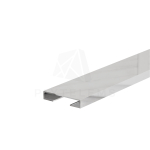 Nerūdijančio plieno intarpas, SILVER MIRROR, C-forma, L2700mm