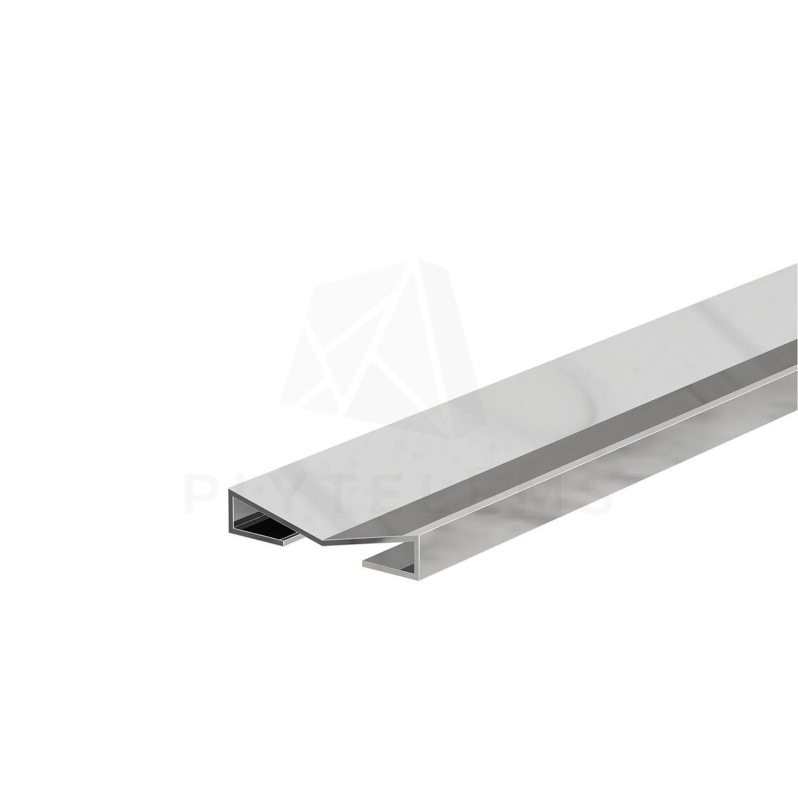 Nerūdijančio plieno intarpas, SILVER, M-forma, L2700mm Nerūdijančio plieno intarpas, SILVER MIRROR, M-forma, L2700mm - Image 1