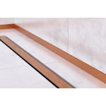 Dušo profilis, BRONZINIS VEIDRODINIS, priekinis, L1300mm - Image 2