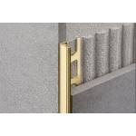 Aliuminis POLIRUOTAS AUKSINIS, L forma, H 6 mm, L2700 mm