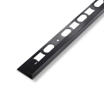 Aliuminis JUODAS ŠVEISTAS, Q forma, H 11 mm, L2700 mm - Image 2