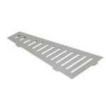 Kampinė dušo lentynėlė,SIDABRINĖ ŠVEISTA, trapecinė, vnt.