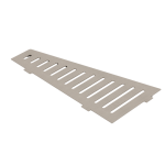 Kampinė dušo lentynėlė,SMILTAINIO SPALVOS, trapecinė, vnt.