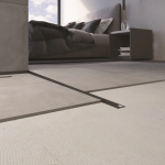 Profilis dušo stiklui (kairinis), NERŪDIJANTIS PLIENAS JUODAS MATINIS (RAL 9005), L 1480 mm