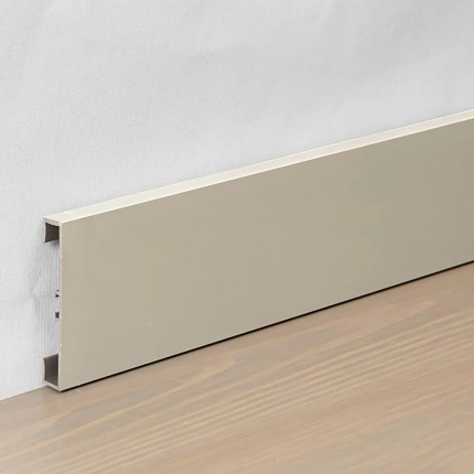 Grindjuostė METAL LINE 89, aliuminis TITANO, H 40 mm, L2000 mm