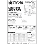 Plytelių lyginimo sistemos apkabos 1,0mm , 3-12mm plytelei, 100vnt - Image 3