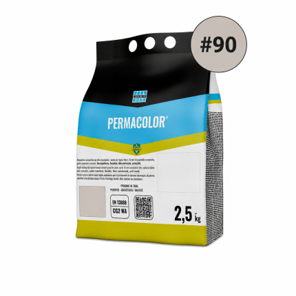 PERMACOLOR #90 cementinis glaistas plytelių tarpams glaistyti, 2,5kg